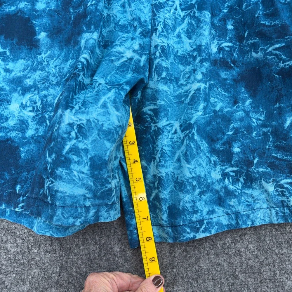 Levi's Men's Tie Dye Swim Trunks Shorts‎ Belt Loops Elastic Waist Size Large